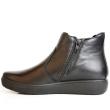 ENVAL SOFT BLACK NAPPA ANKLE BOOT WITH WEDGE AND ELASTIC - photo 2