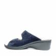 DUNA BLUE SUEDE SLIPPERS WITH DOUBLE STRAP REMOVABLE INSOLE - photo 1