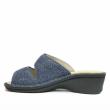 DUNA GLITTER BLUE SLIPPERS WITH DOUBLE STRAP REMOVABLE INSOLE - photo 1
