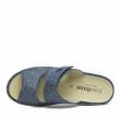 DUNA GLITTER BLUE SLIPPERS WITH DOUBLE STRAP REMOVABLE INSOLE - photo 3