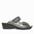 DUNA GRAY SLIPPERS WITH DOUBLE STRAP REMOVABLE INSOLE - photo 2