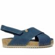 JUNGLA BLUE NUBUK SANDALS WITH STRAP FOR WOMEN - photo 2