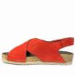 JUNGLA RED NUBUK SANDALS WITH STRAP FOR WOMEN - photo 3