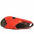 JUNGLA RED NUBUK SANDALS WITH STRAP FOR WOMEN - photo 4