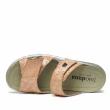 DUNA PINK POWDER LEATHER SLIPPER WITH DOUBLE STRAP AND REMOVABLE INSOLE - photo 3