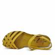 SABATINI OPEN TOE YELLOW SANDALS WITH STRAP AND MEMORY FOAM - photo 3