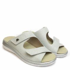 DUNA ICE GRAY SLIPPERS WITH DOUBLE STRAP REMOVABLE INSOLE