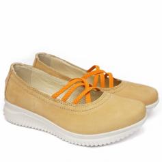 ENVAL SOFT COMFORTABLE WOMAN SHOE WIDE FIT YELLOW