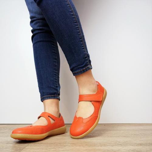 ON FOOT CORAL MARY-JANE ULTRA LIGHT BOTTOM WITH STRAP