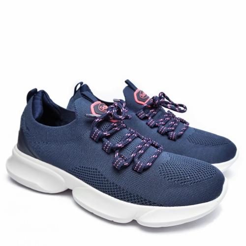 DR SCHOLL CAMDEN FABRIC BLUE AND FUCHSIA SNEAKERS FOR WOMEN
