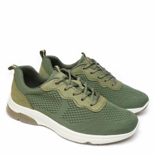 ENVAL SOFT MILITARY GREEN SNEAKER FOR MEN EXTRA LIGHT FIT REMOVABLE INSOLE